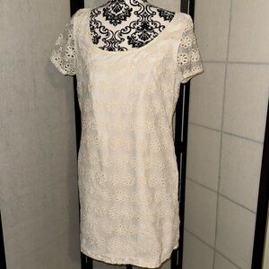 Starring at Stars! Lace like short sleeve midi style dress! Starring at Stars!